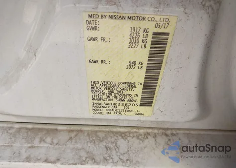 2017 Nissan Altima 2.5 S from USA, damaged, VIN 1N4AL3AP1HC256205
